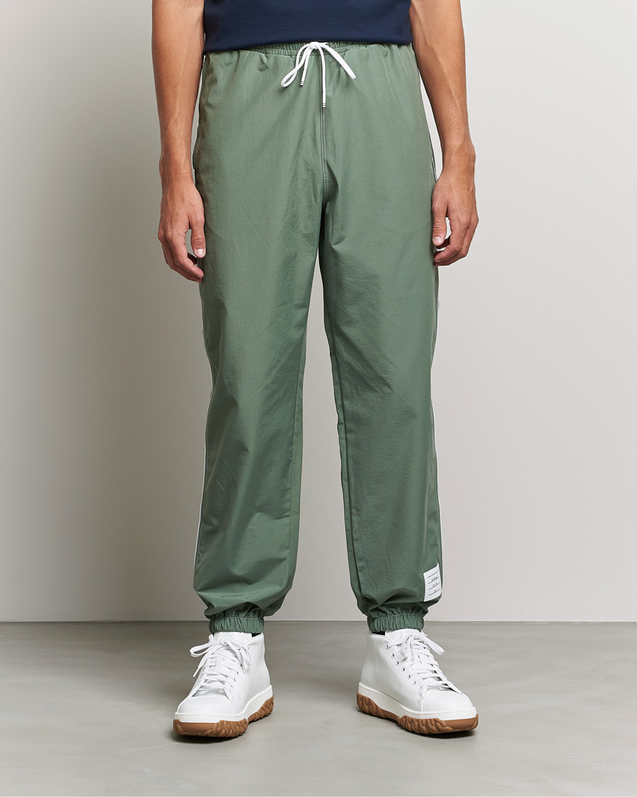 Men | Trousers | Thom Browne | Ripstop Track Pants Dark Green