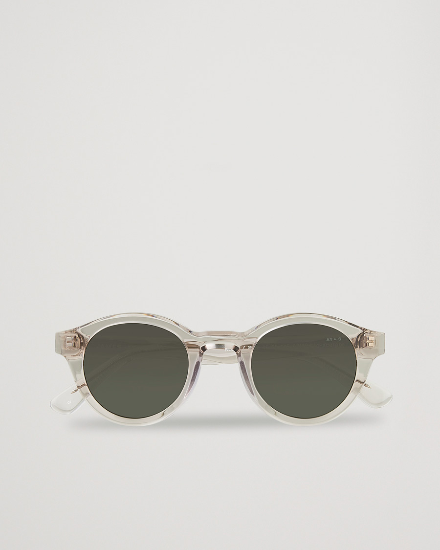 Men |  | James Ay | Noble Sunglasses Transparent Sand