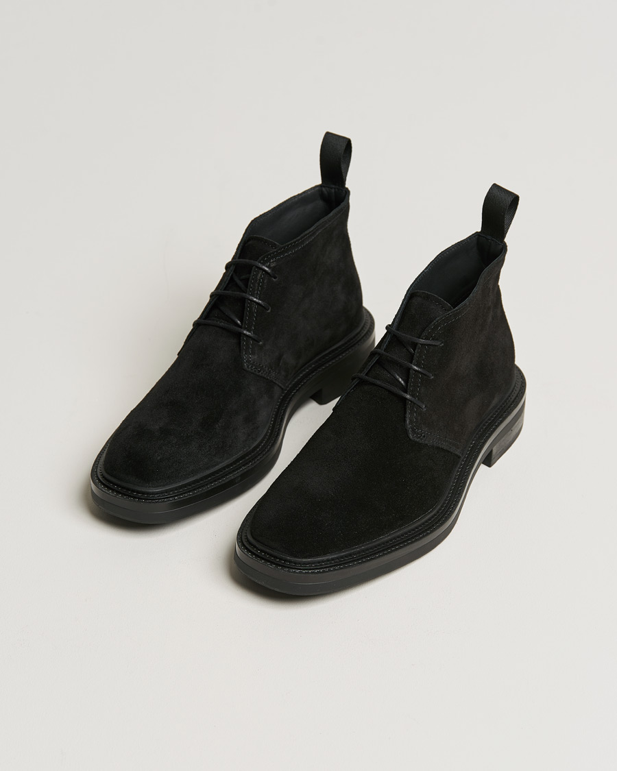 Men | Shoes | GANT | Fairwyn Suede Chukka Boot Black