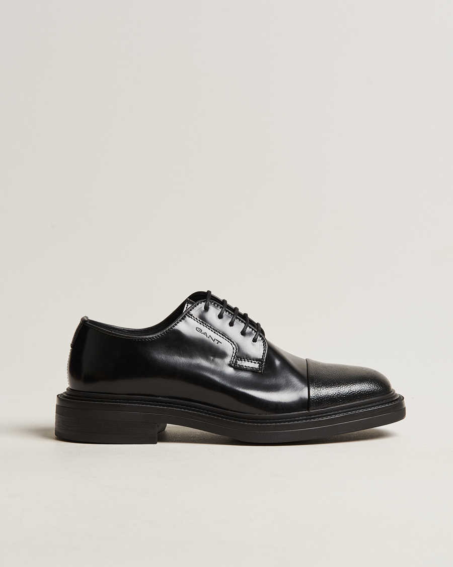 Men | GANT Fairwyn Leather Low Lace Derby Black | GANT | Fairwyn Leather Low Lace Derby Black