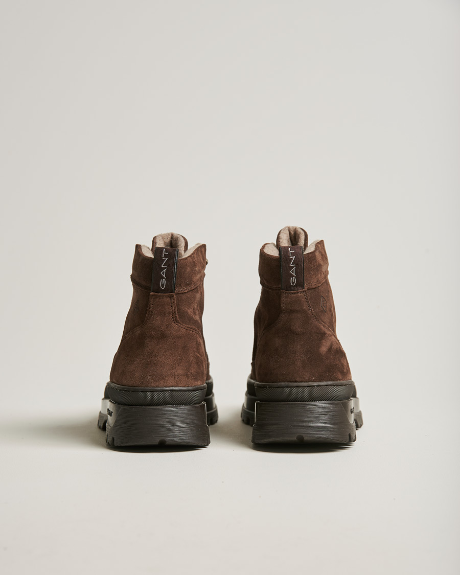 Men | GANT St Grip Mid Lace Boot Dark Brown | GANT | St Grip Mid Lace Boot Dark Brown
