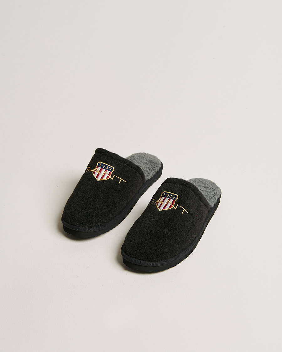 Men | Sandals & Slides | GANT | Tamaware Terry Slippers Black