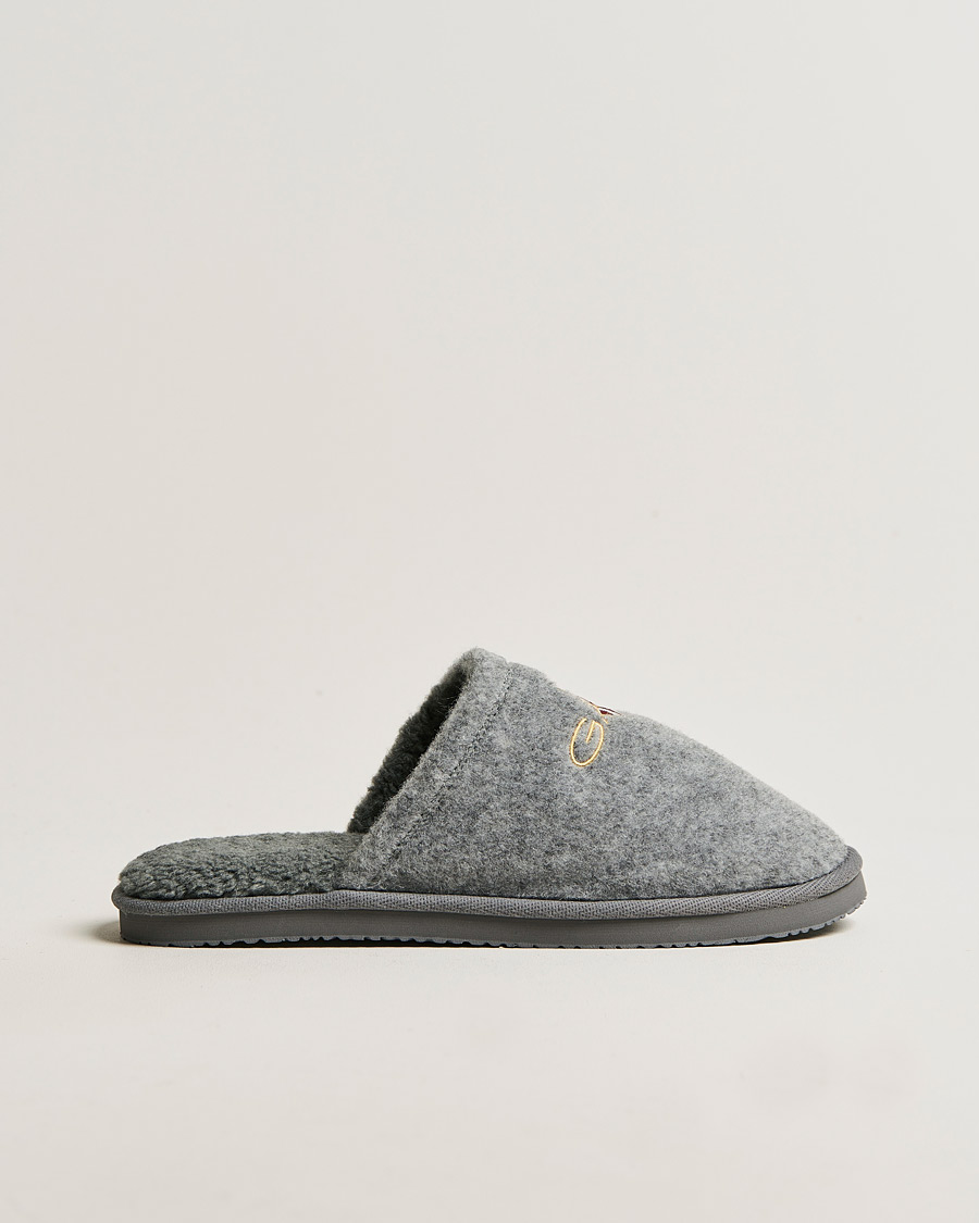 Men | GANT Tamaware Terry Slippers Grey | GANT | Tamaware Terry Slippers Grey