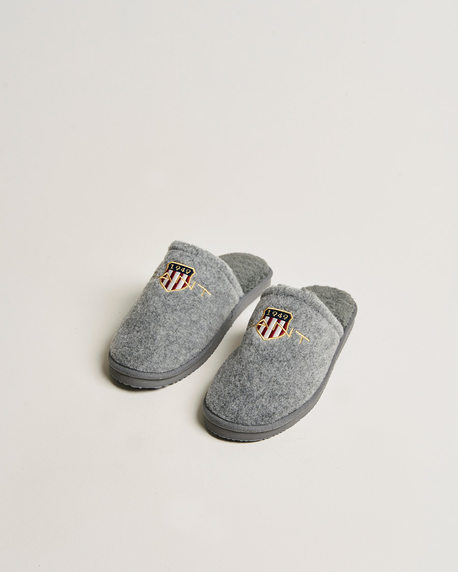 Men | GANT Tamaware Terry Slippers Grey | GANT | Tamaware Terry Slippers Grey