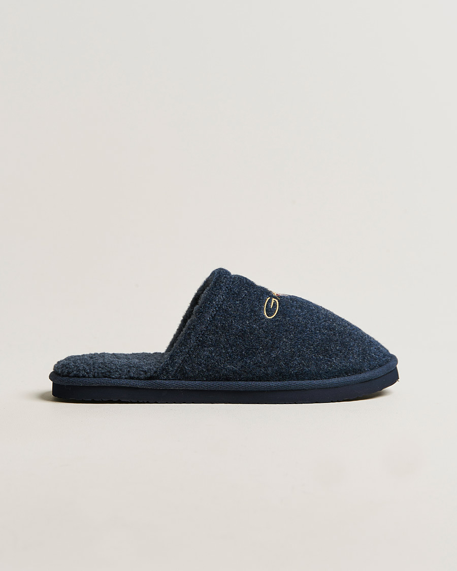 Men | GANT Tamaware Terry Slippers Marine | GANT | Tamaware Terry Slippers Marine