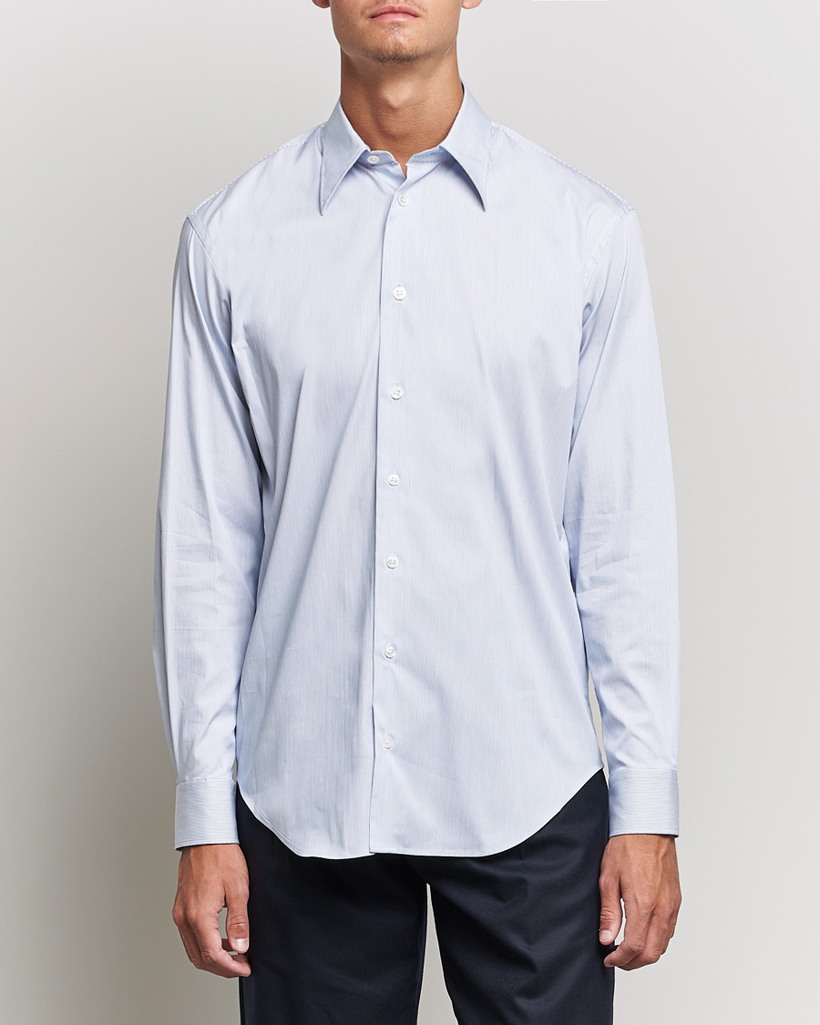 Men | Shirts | Giorgio Armani | Slim Fit Dress Shirt Light Blue