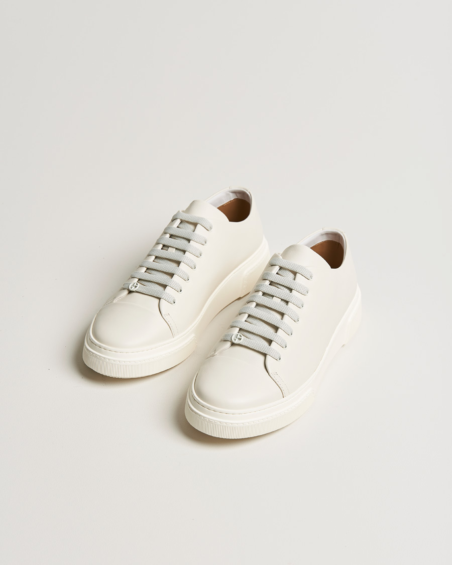 Men | Giorgio Armani Plain Sneakers Off White | Giorgio Armani | Plain Sneakers Off White