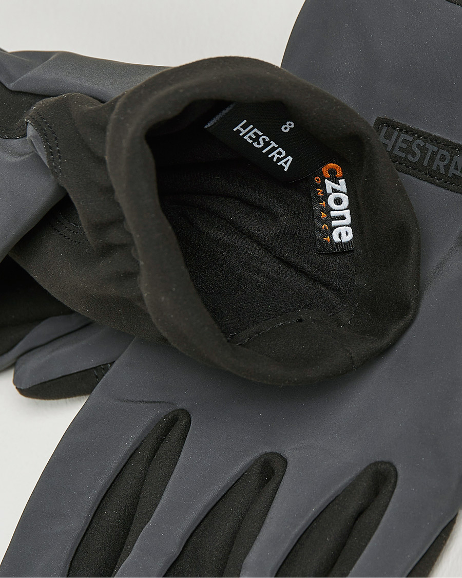 Men | Accessories | Hestra | Mason Reflective Waterproof Glove Grey