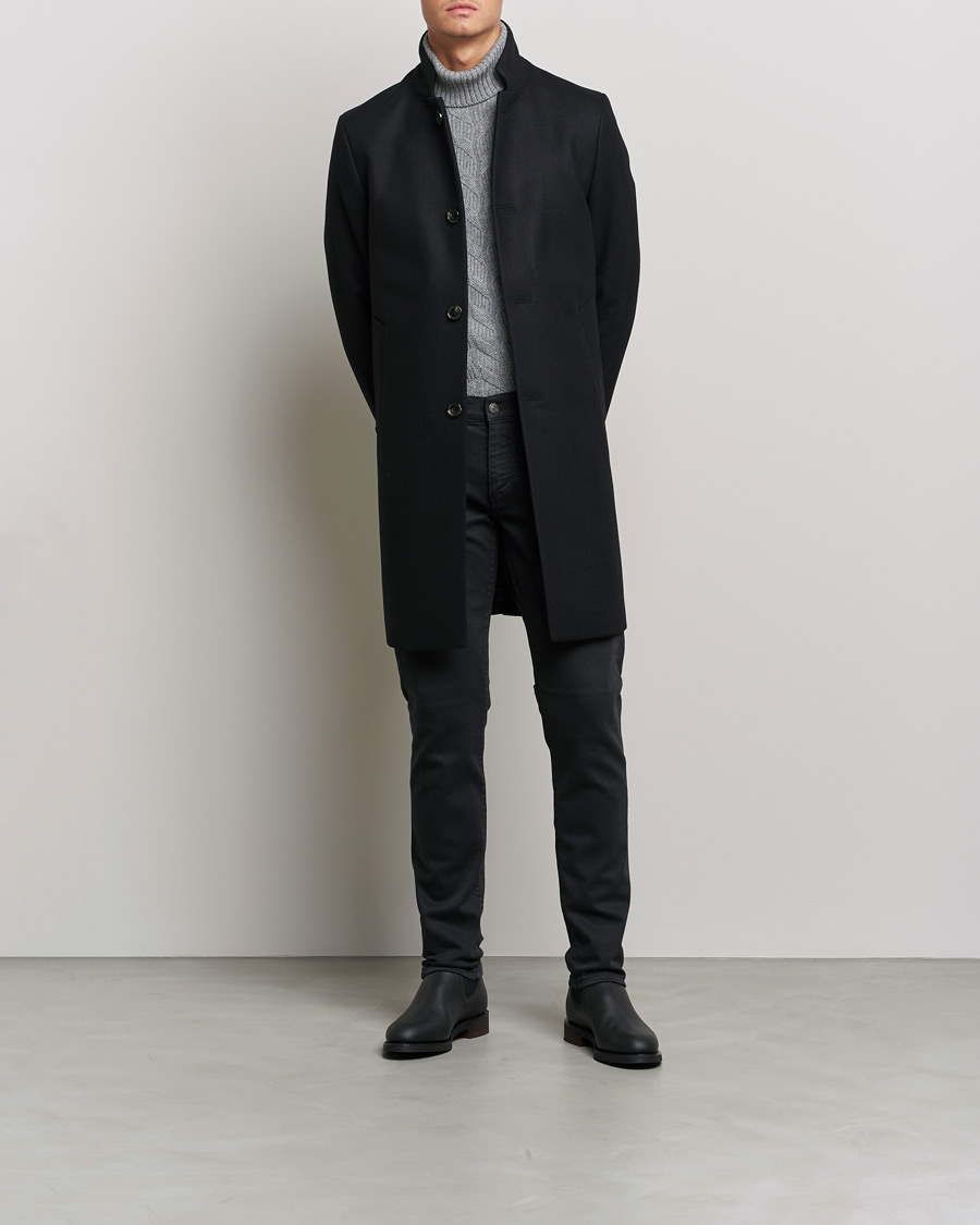 Men |  | J.Lindeberg | Holger 2.0 Melton Coat Black