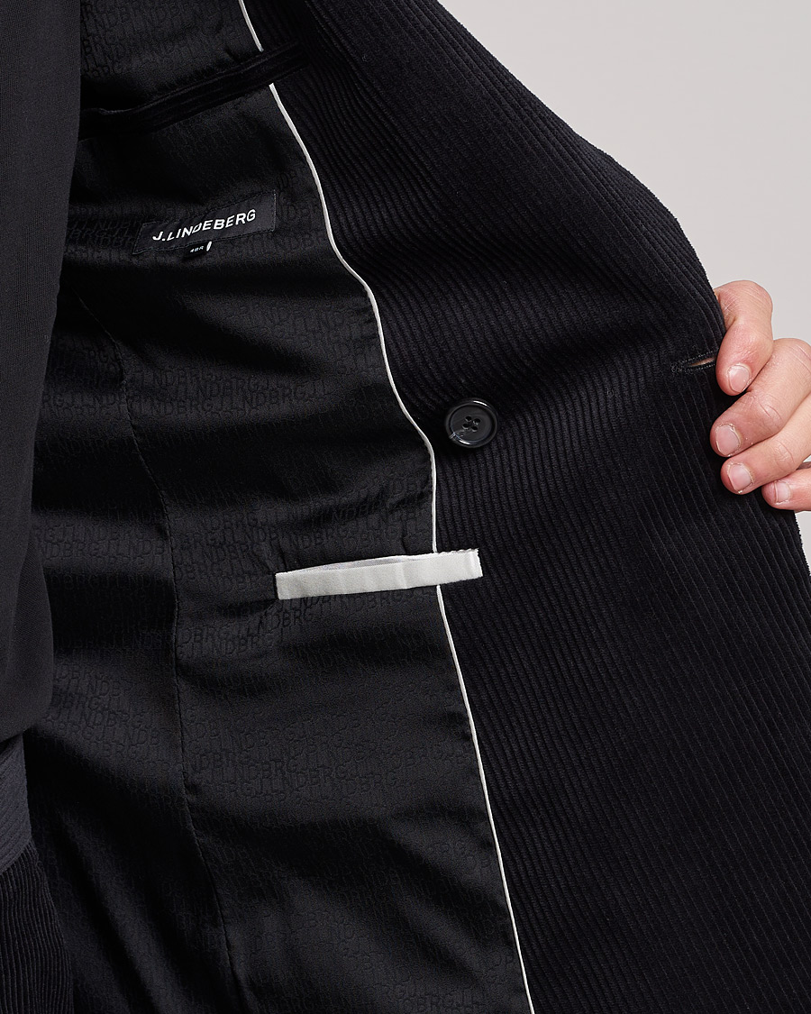 Men | Blazers | J.Lindeberg | Dries Corduroy Blazer Black