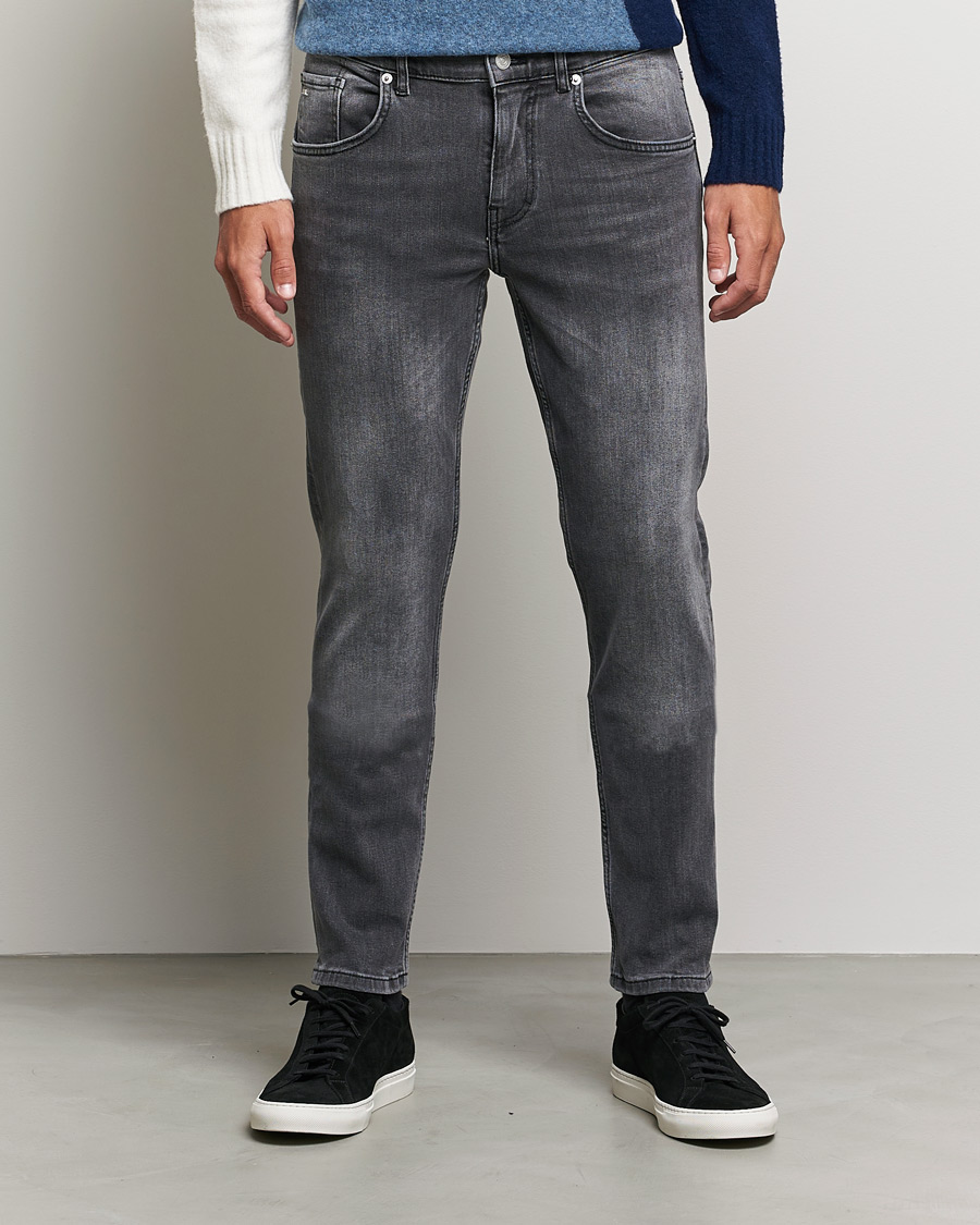 Men | Jeans | J.Lindeberg | Jay Slate Stretched Washed Jeans Grantie