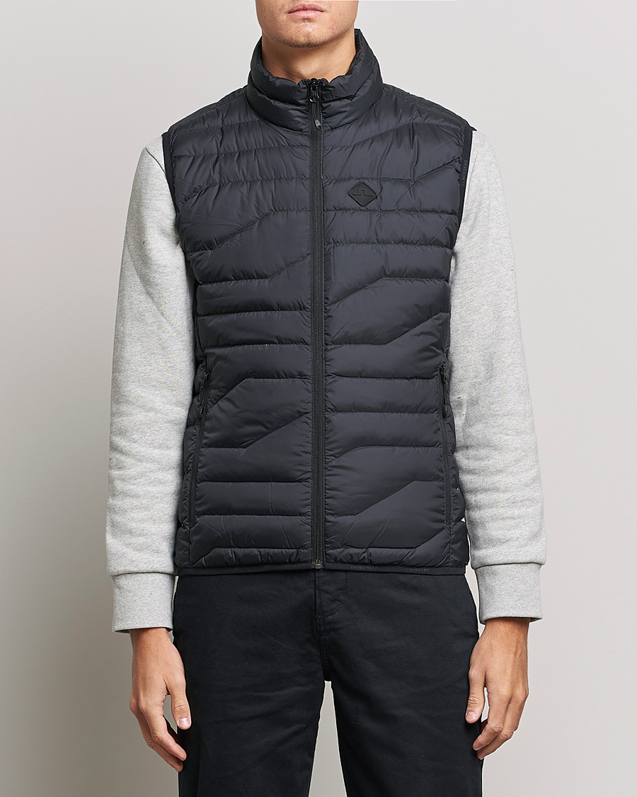 Men | Coats & Jackets | J.Lindeberg | Cliff Light Down Vest Black