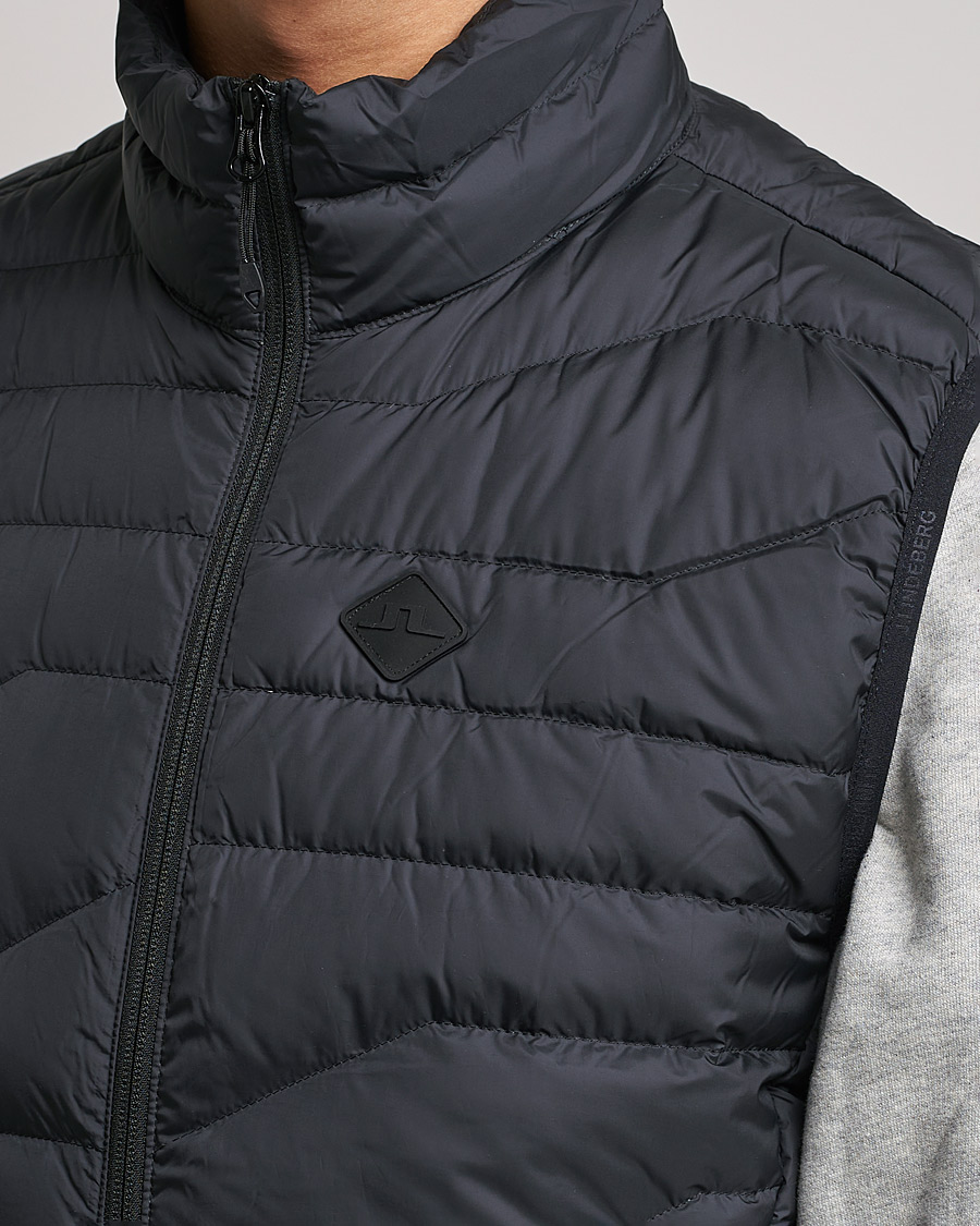 Men | Coats & Jackets | J.Lindeberg | Cliff Light Down Vest Black