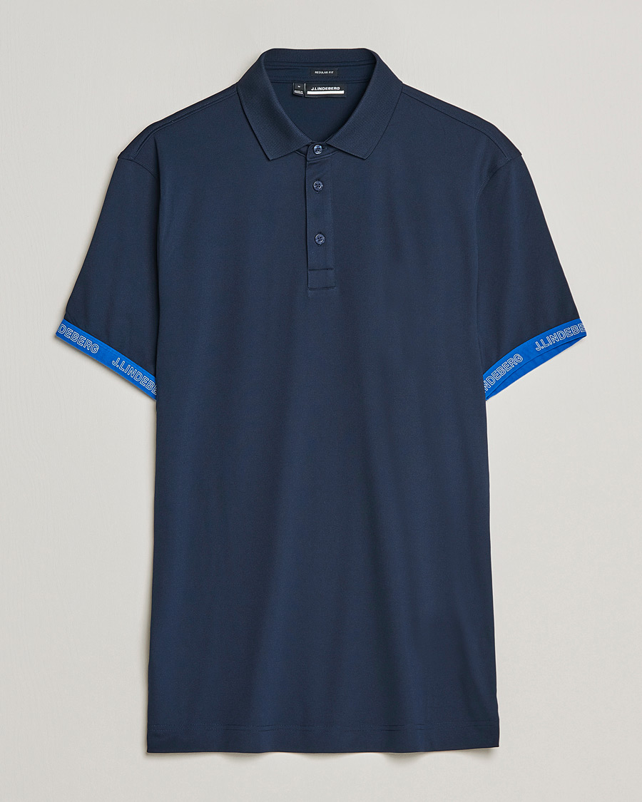 Men | Polo Shirts | J.Lindeberg | Guy Regular Polo Navy