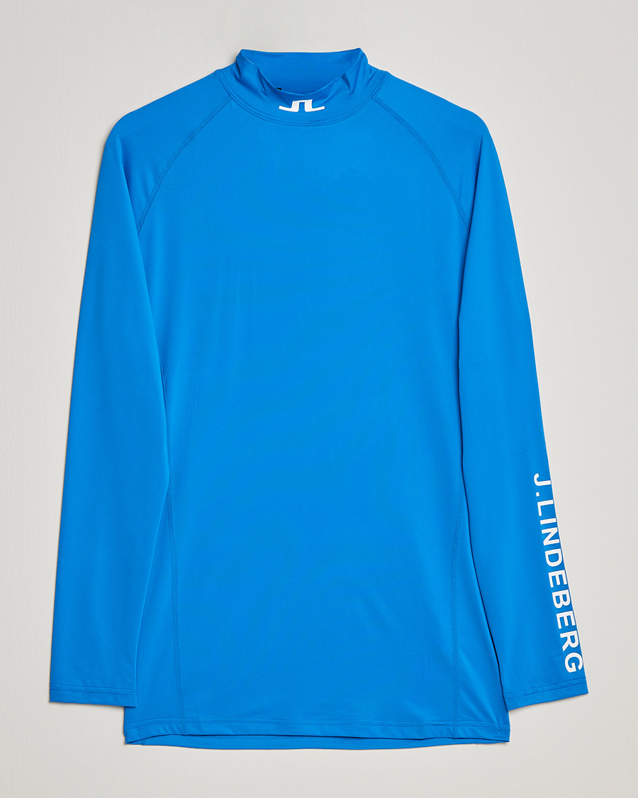 Men | T-Shirts | J.Lindeberg | Aello Soft Compression T-Shirt Directoire Blue