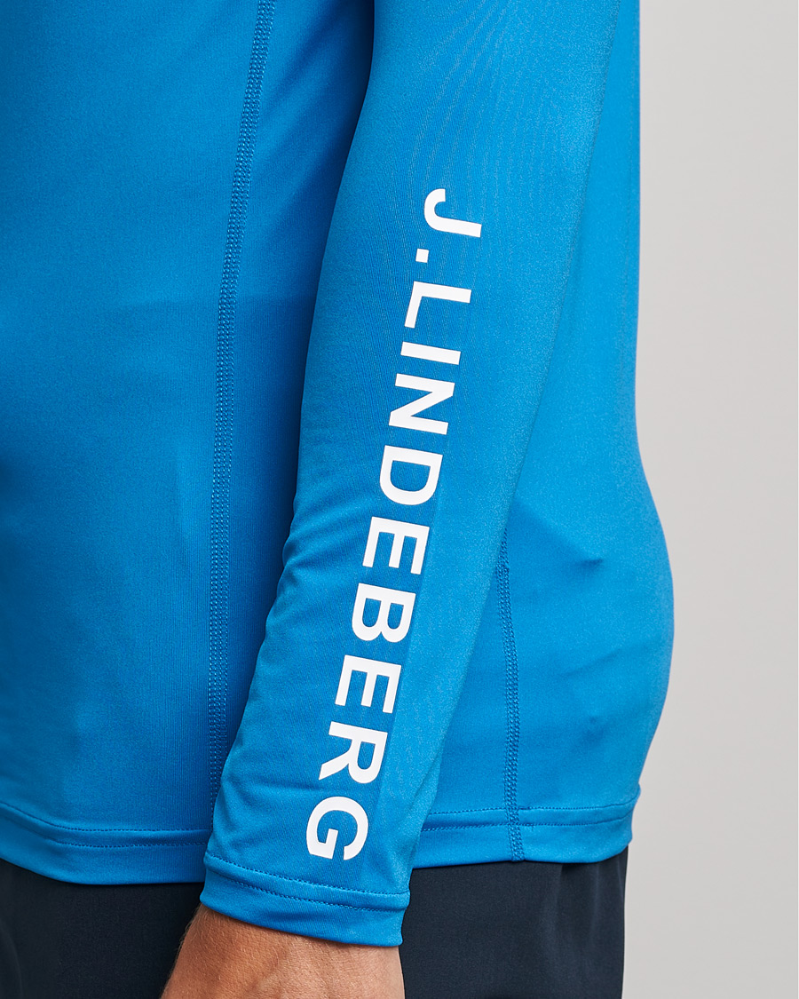 Men | T-Shirts | J.Lindeberg | Aello Soft Compression T-Shirt Directoire Blue