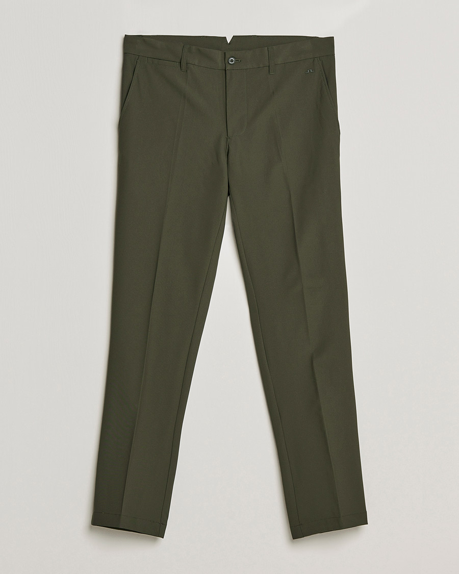 Men | Functional Trousers | J.Lindeberg | Ellot Pants Forest Green