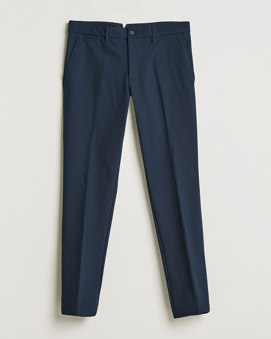 Men | Trousers | J.Lindeberg | Ellot Bonded Fleece Pants Navy