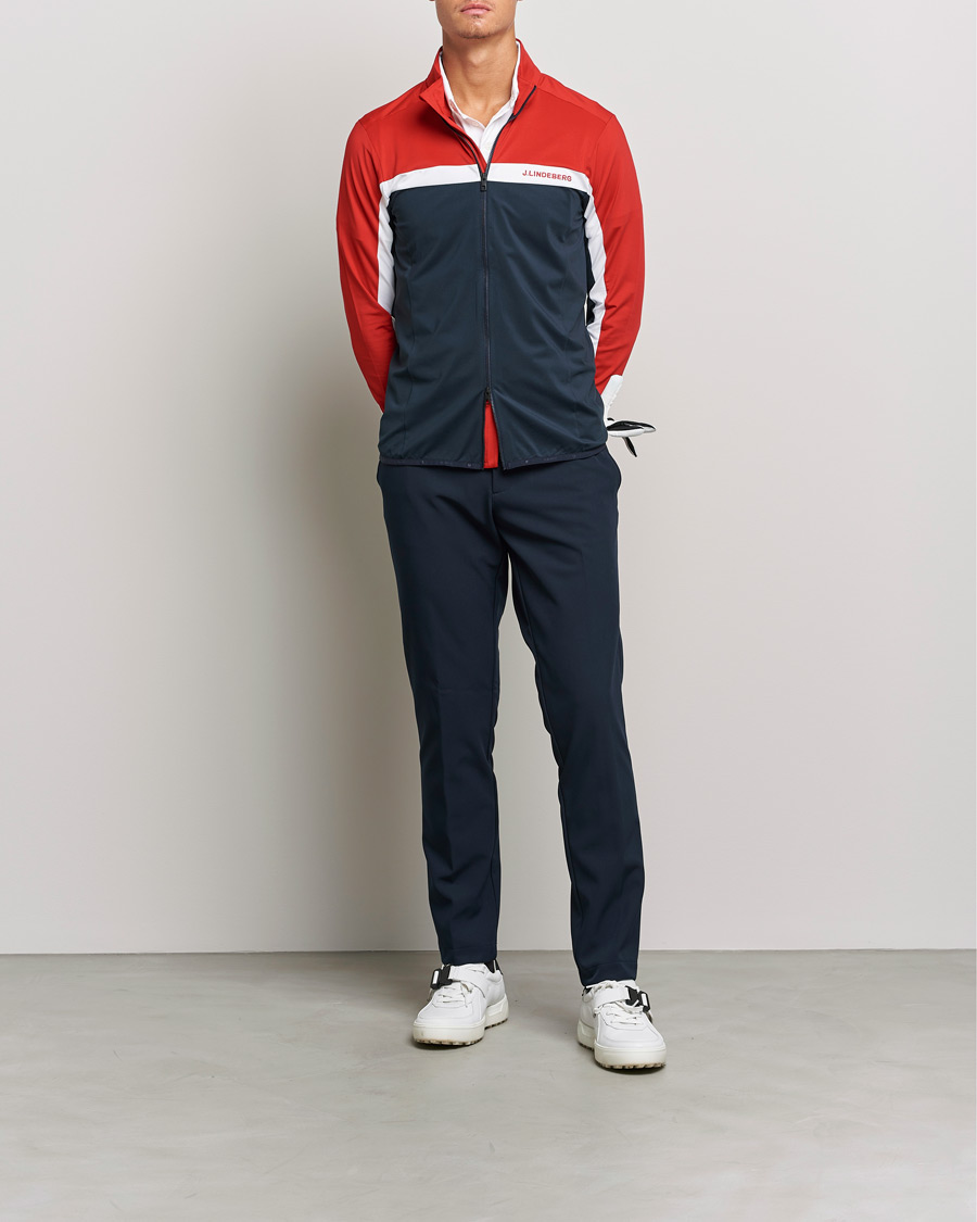 Men | Trousers | J.Lindeberg | Ellot Bonded Fleece Pants Navy