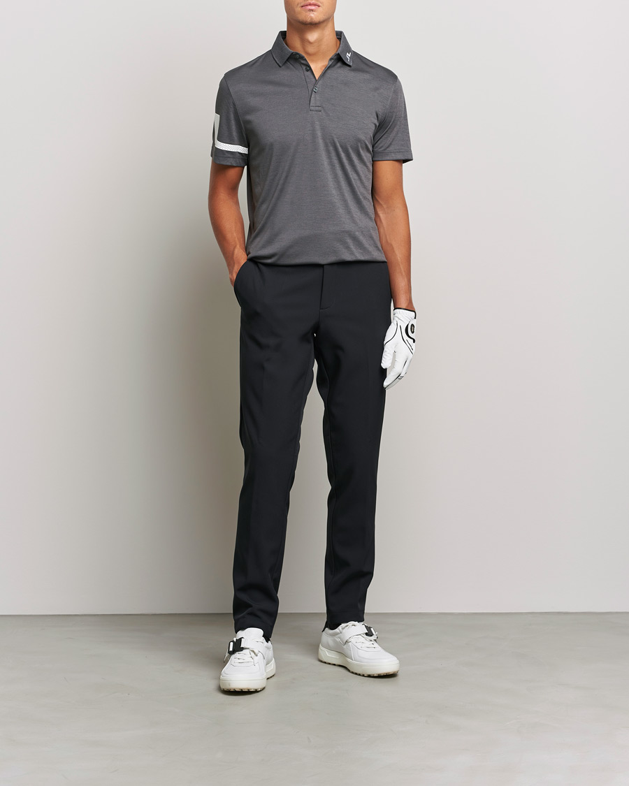 Men | Trousers | J.Lindeberg | Ellot Bonded Fleece Pants Black