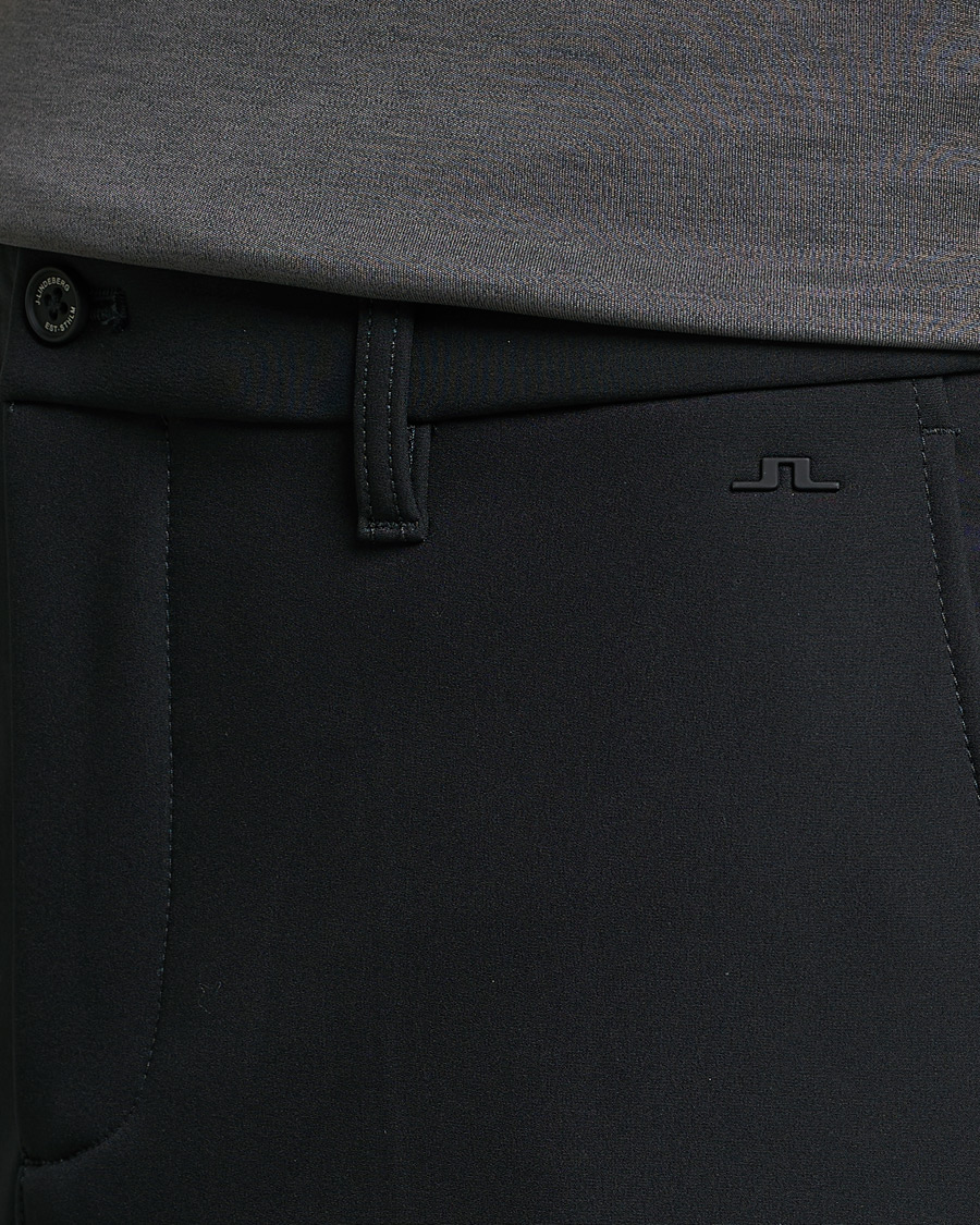 Men | Trousers | J.Lindeberg | Ellot Bonded Fleece Pants Black
