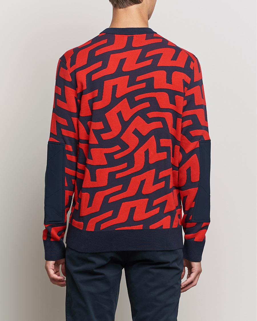 Men | Sweaters & Knitwear | J.Lindeberg | Swirl Knitted Sweater Bridge Swirl
