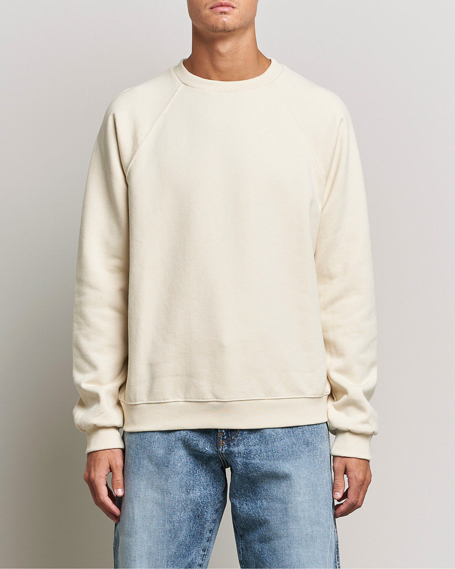 Men | Sweaters & Knitwear | Jeanerica | Arc Raglan Sweater Shortbread Beige