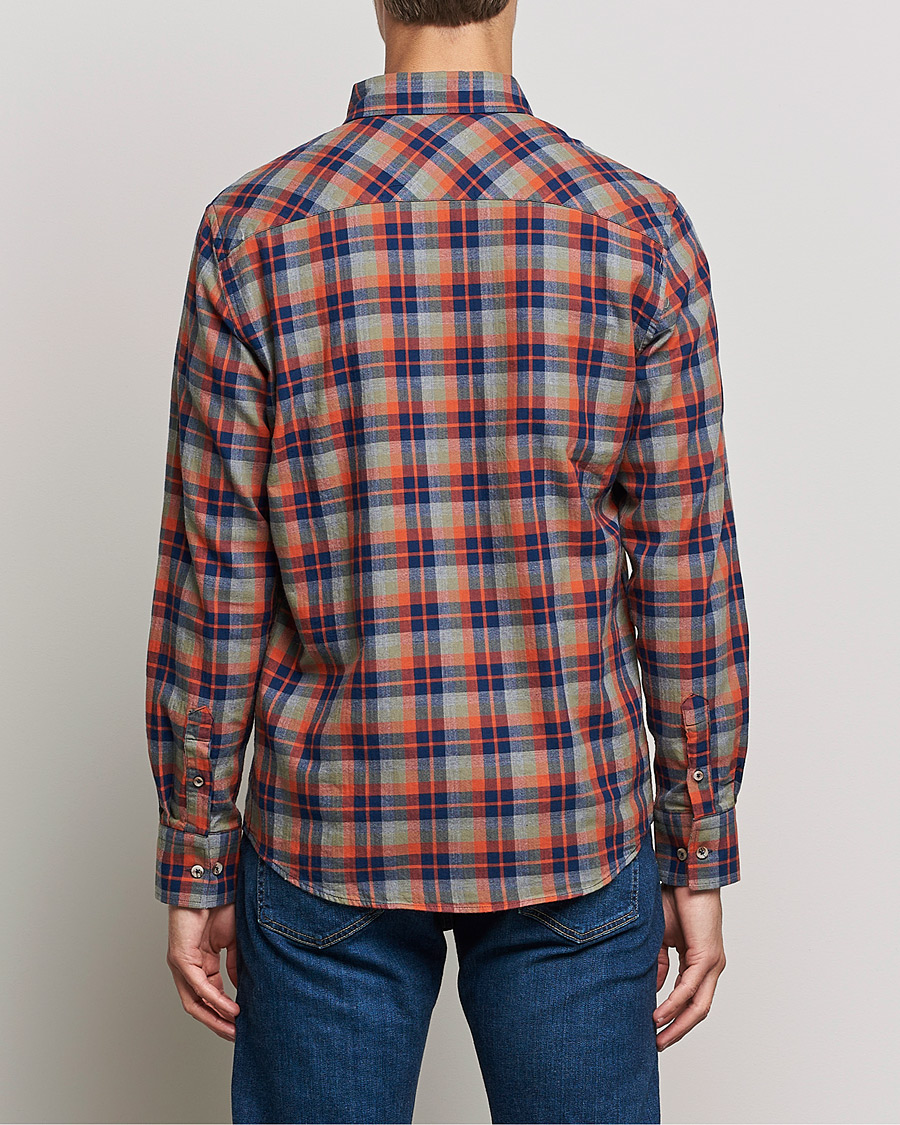 Men | Shirts | Armor-lux | Chemise Flannel Shirt Green Blue