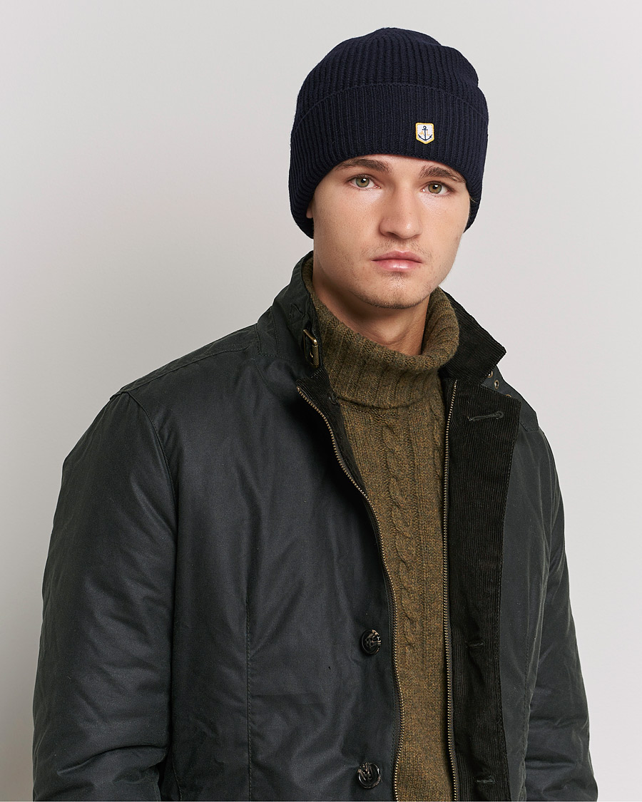 Men | Armor-lux Bonnet Héritage Beanie Navy | Armor-lux | Bonnet Héritage Beanie Navy