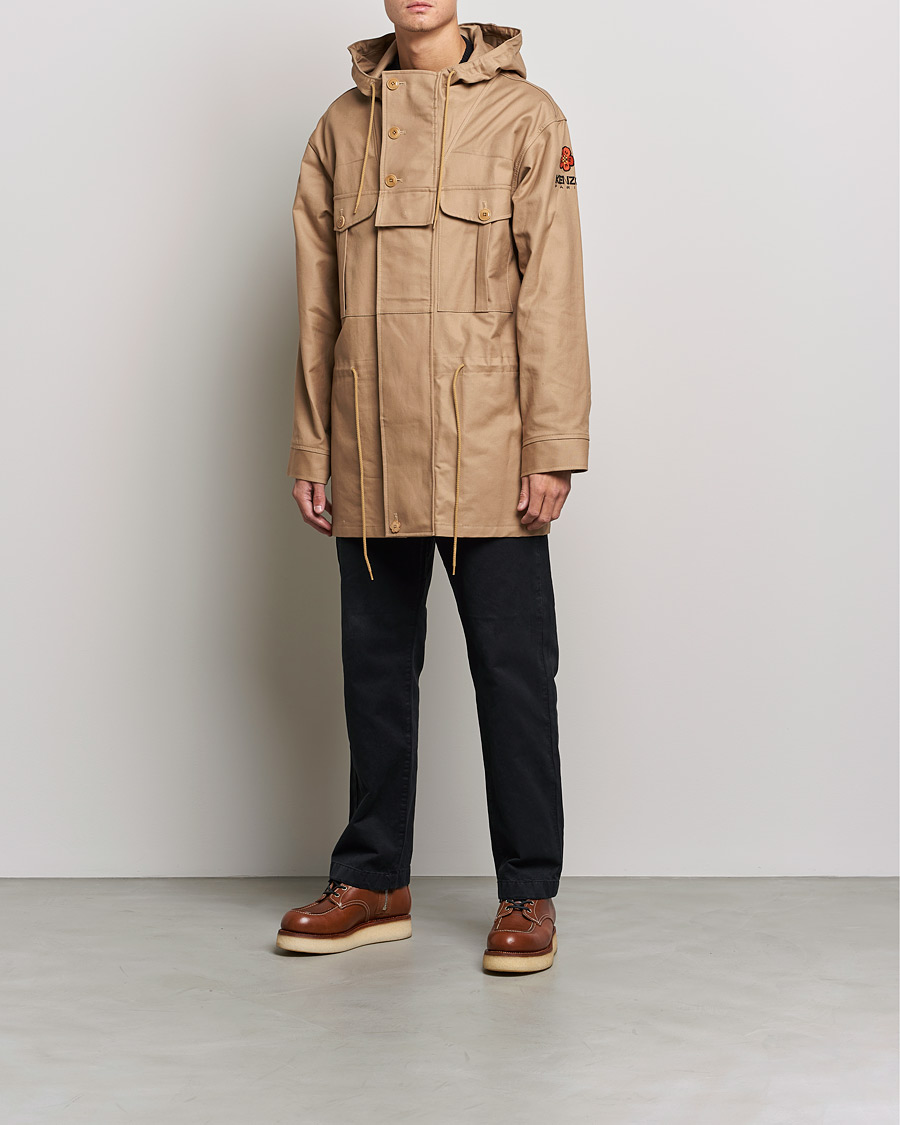 Men | Coats & Jackets | KENZO | Military Parka Beige