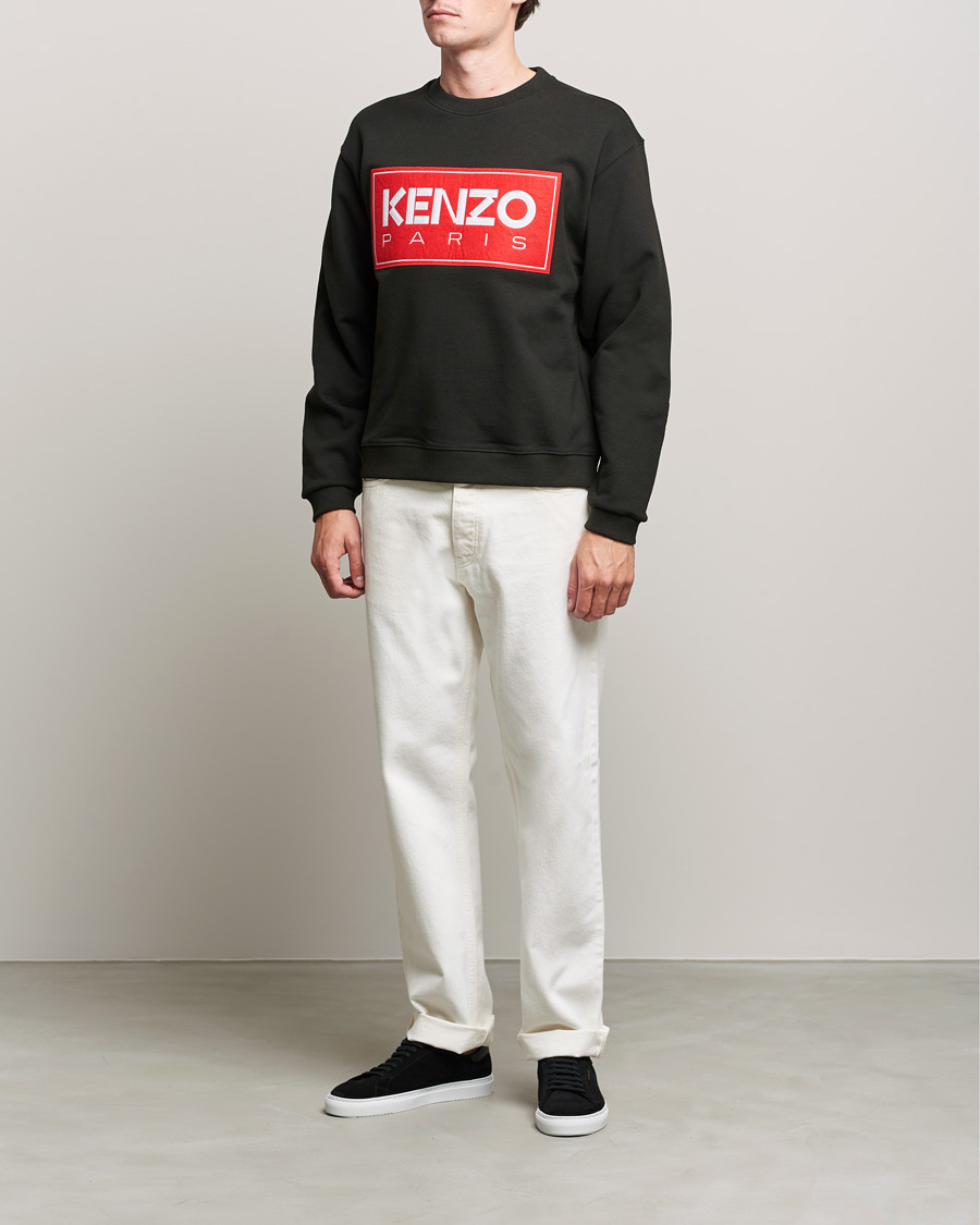 Men |  | KENZO | Paris Classic Crew Neck Sweatshirt Black