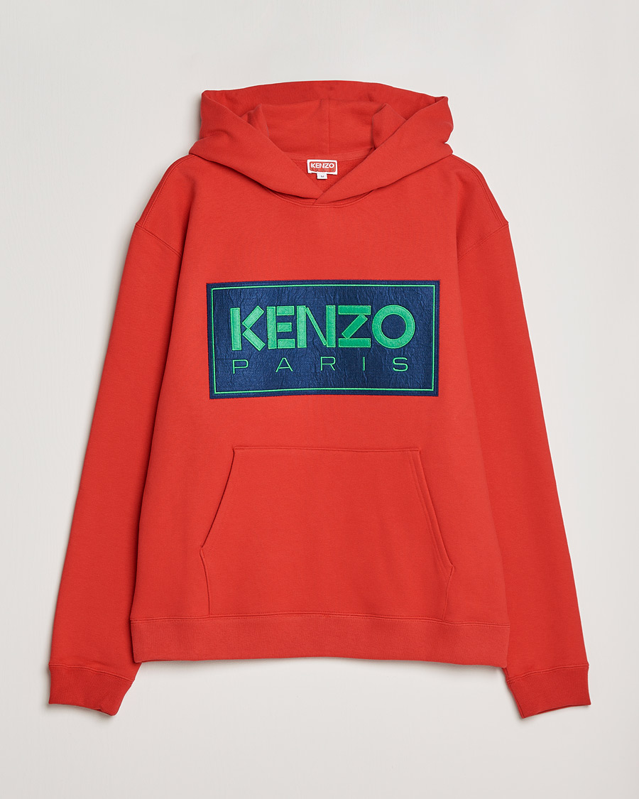 Men | Sweaters & Knitwear | KENZO | Paris Classic Hoodie Red