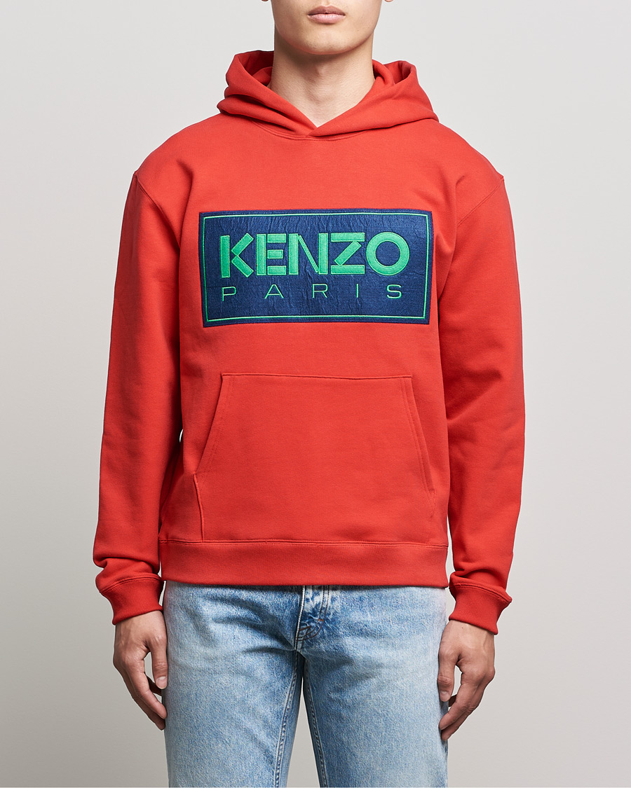 Men | Sweaters & Knitwear | KENZO | Paris Classic Hoodie Red