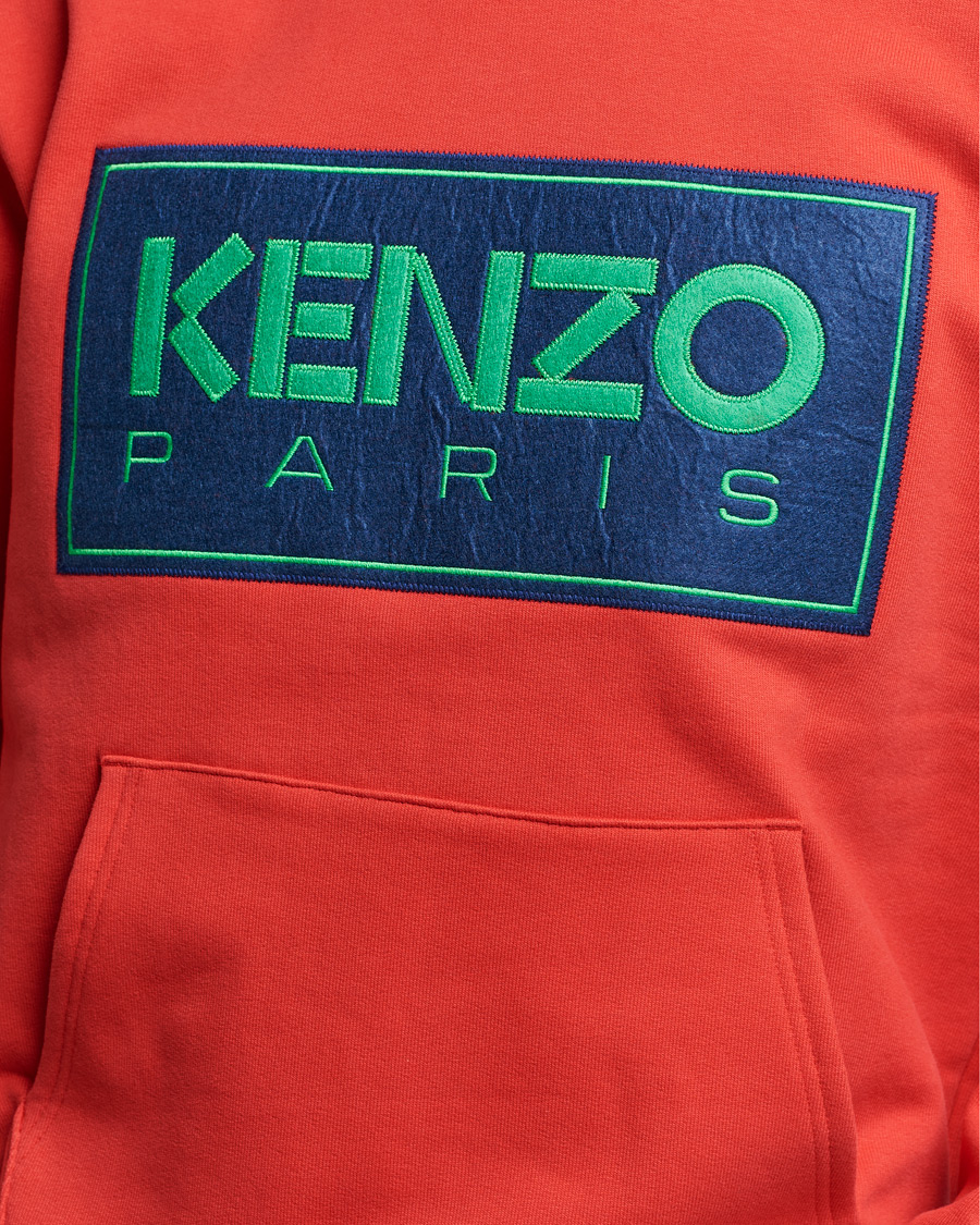 Men | Sweaters & Knitwear | KENZO | Paris Classic Hoodie Red