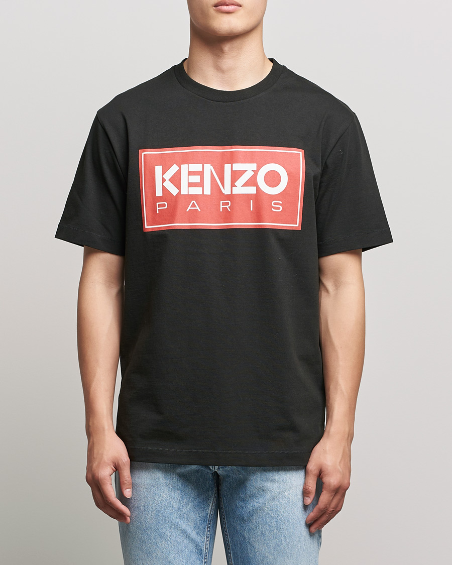 Men | T-Shirts | KENZO | Paris Classic Tee Black