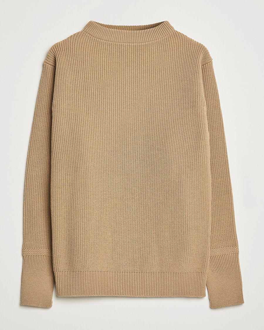 Men | Sweaters & Knitwear | Andersen-Andersen | Sailor Wool Crewneck Camel
