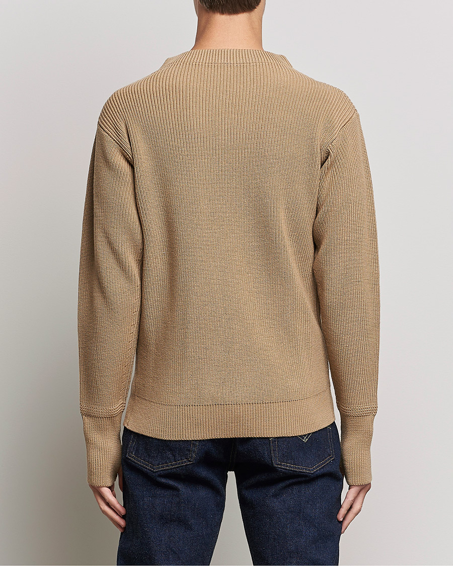 Men | Sweaters & Knitwear | Andersen-Andersen | Sailor Wool Crewneck Camel
