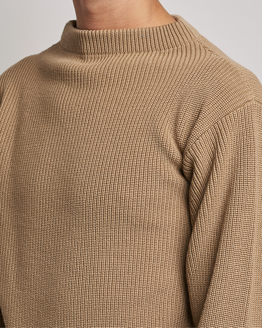 Men | Sweaters & Knitwear | Andersen-Andersen | Sailor Wool Crewneck Camel