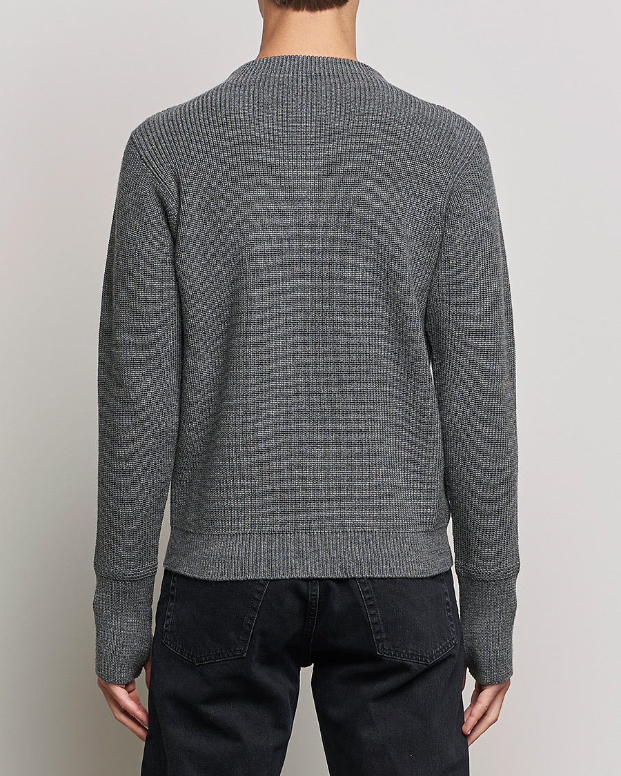 Men | Sweaters & Knitwear | Andersen-Andersen | Sailor Wool Crewneck Grey