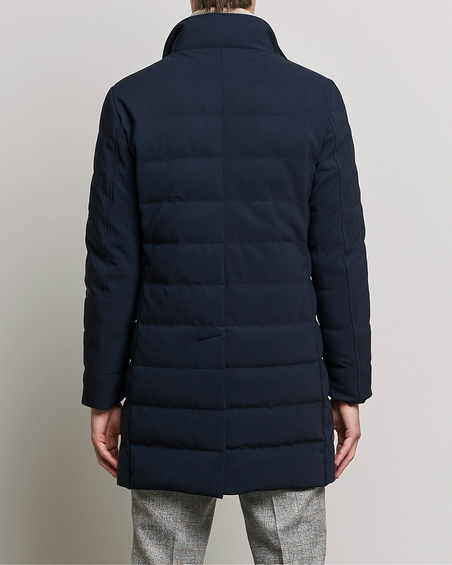 Men | Coats & Jackets | Kiton | Technical Down Coat Navy