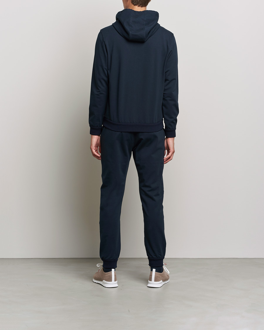 Men | Sweaters & Knitwear | Kiton | Cotton Blend Track Suit Navy
