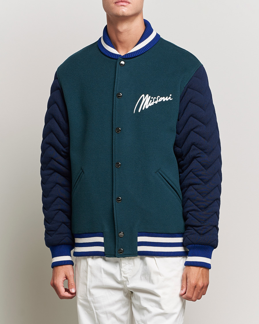 Men | Missoni | Missoni | Varsity Jacket Navy