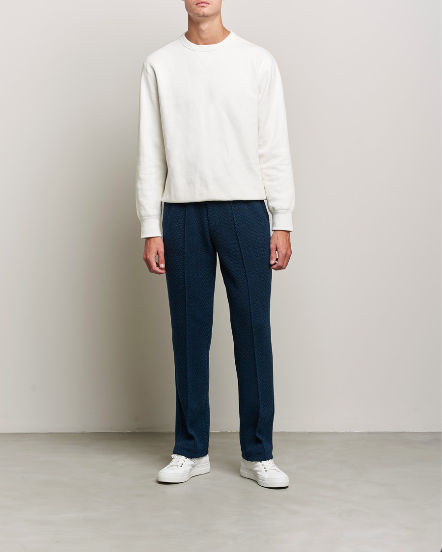 Men | Trousers | Missoni | Zig Zag Knitted Trousers Navy