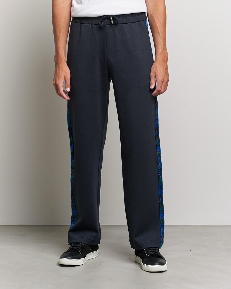 Men | Trousers | Missoni | Chevron Track Pants Navy