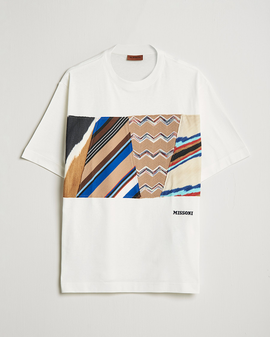 Men | T-Shirts | Missoni | Patchwork T-Shirt White