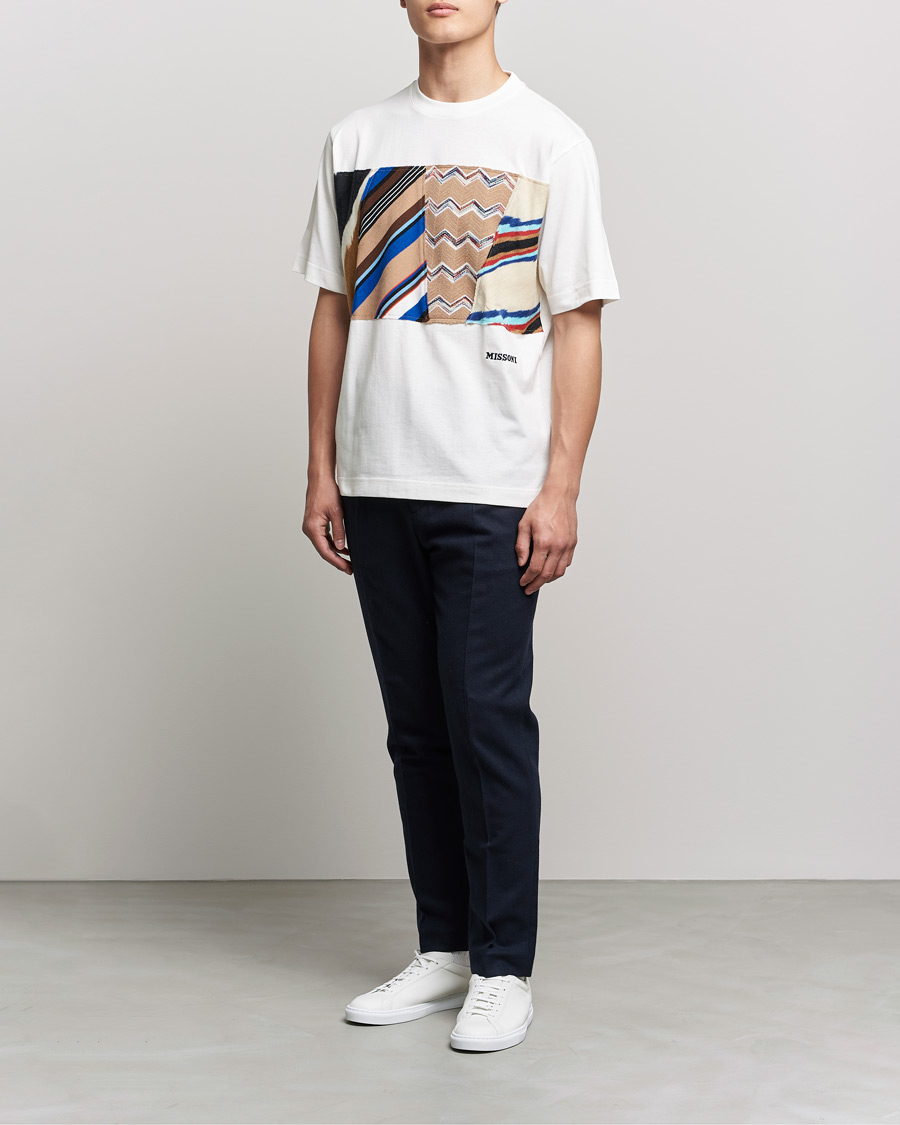 Men | T-Shirts | Missoni | Patchwork T-Shirt White