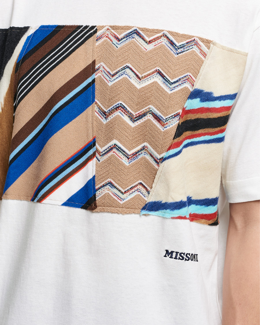 Men | T-Shirts | Missoni | Patchwork T-Shirt White