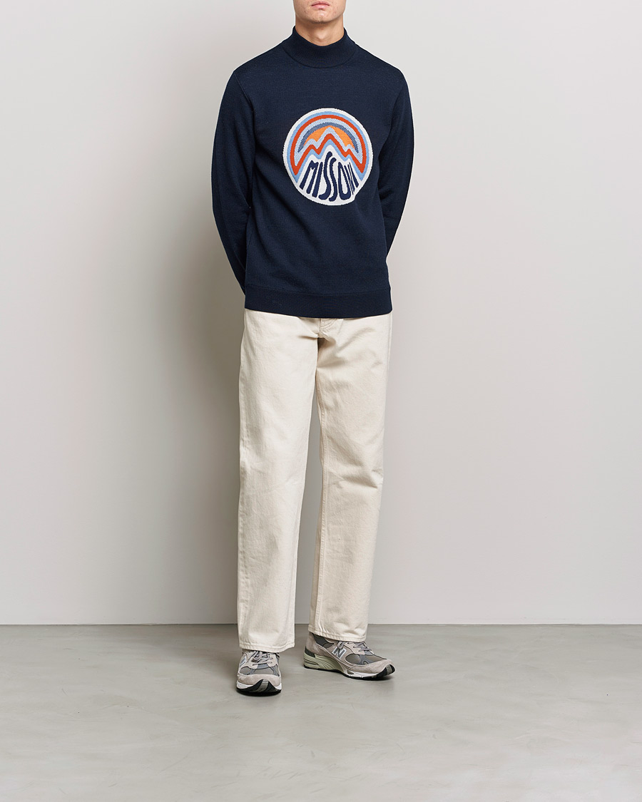 Men | Sweaters & Knitwear | Missoni | Mountain Calling High Neck Navy