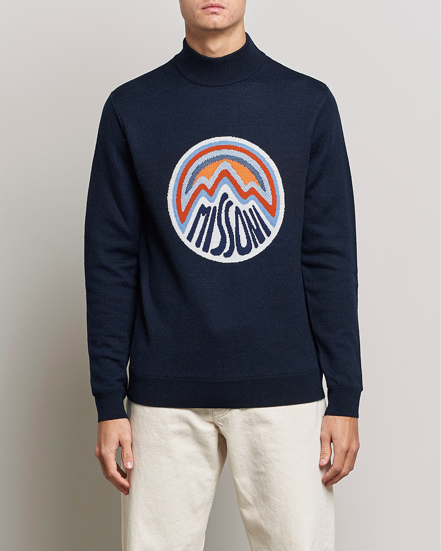 Men | Sweaters & Knitwear | Missoni | Mountain Calling High Neck Navy