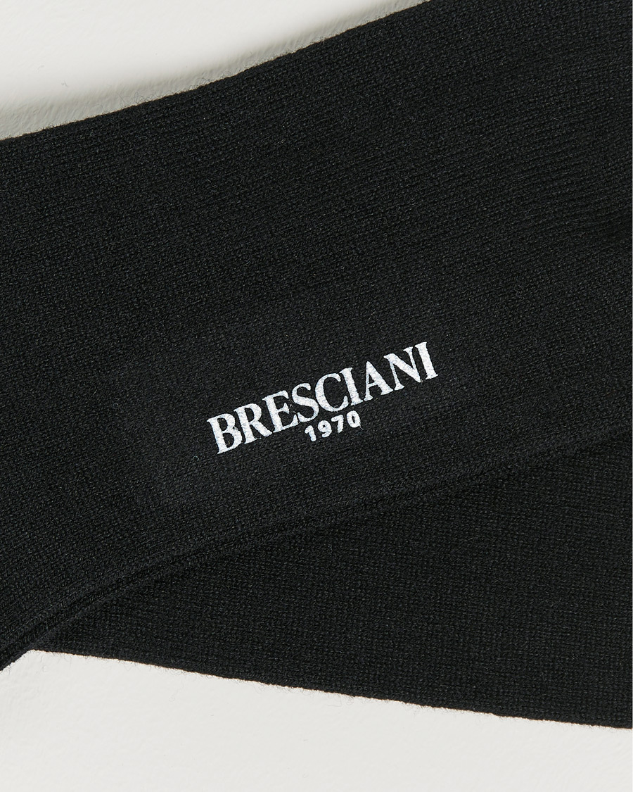 Men | Underwear & Socks | Bresciani | Pure Cashmere Socks Black